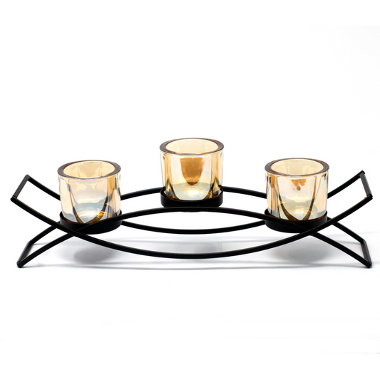 Candelabro con 3 tazas